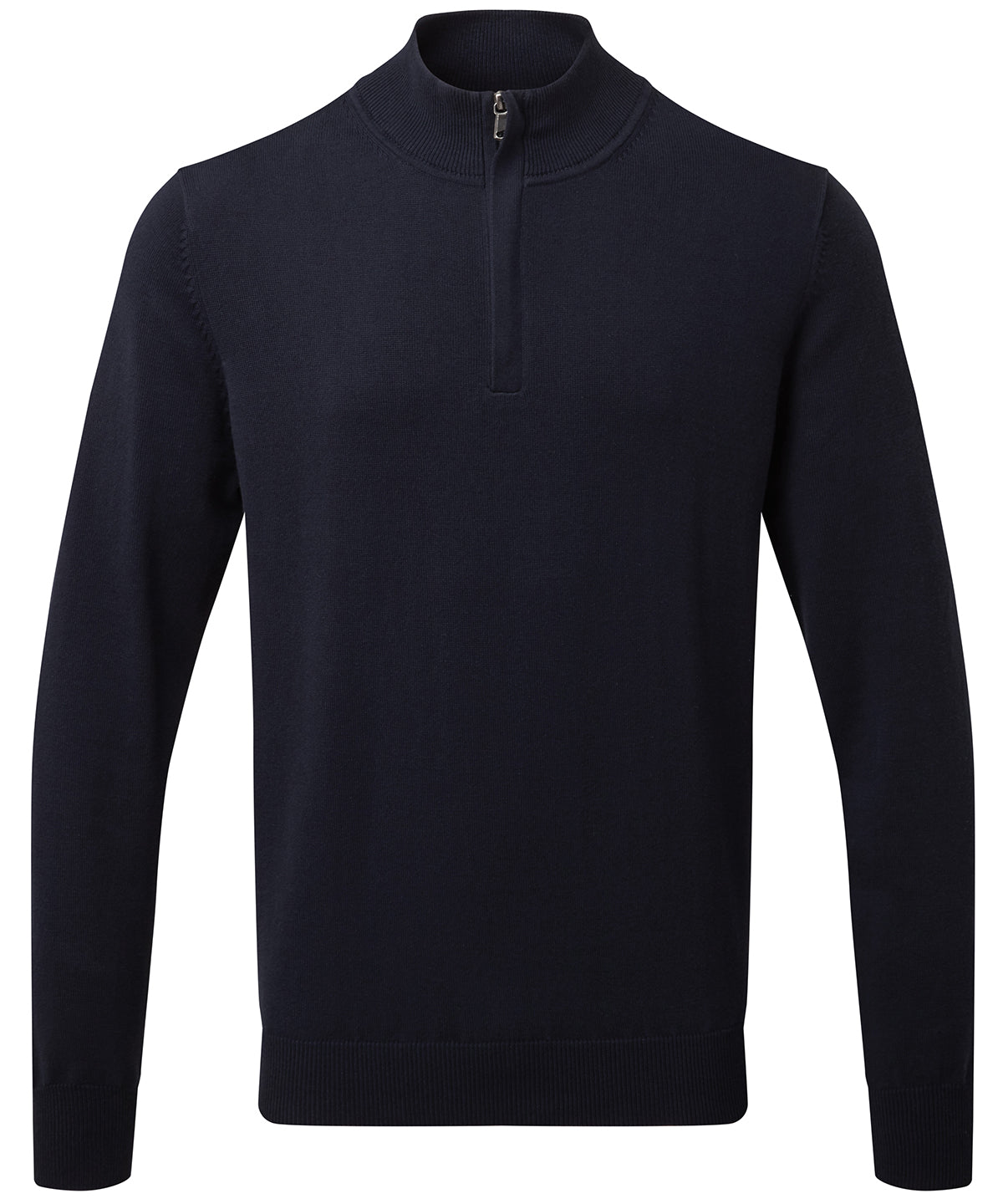 Men's Cotton Blend ¼ Zip Sweater - AQ048