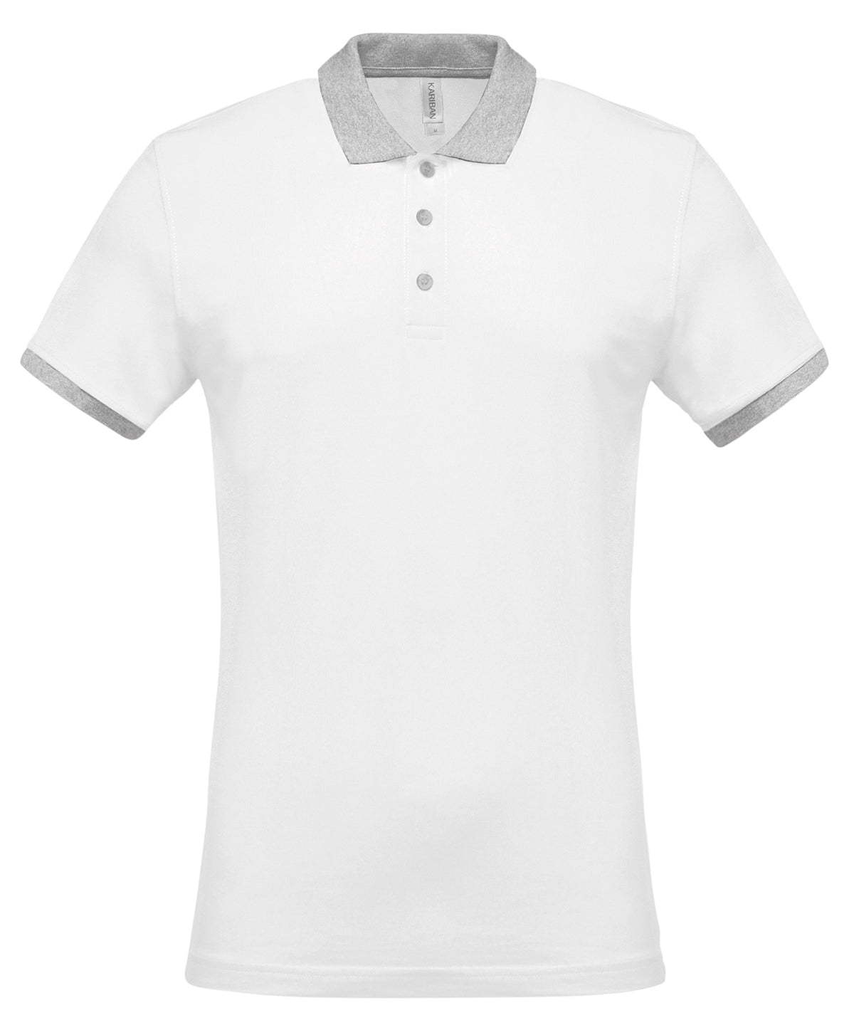 Two-Tone Piqué Polo Shirt - KB258