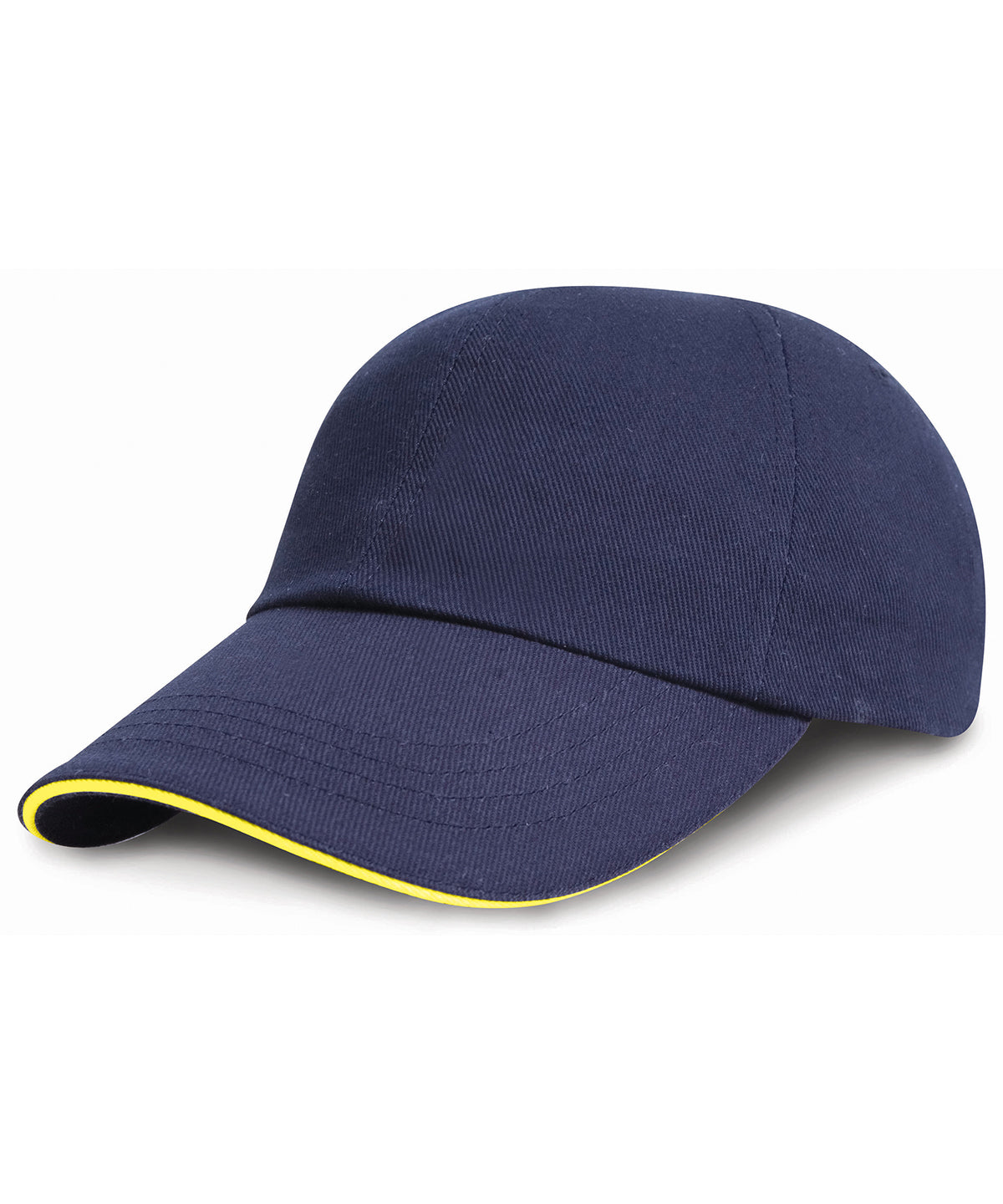 Result Headwear Low-profile Heavy Brushed Cotton Cap with Sandwich Peak - RC24P