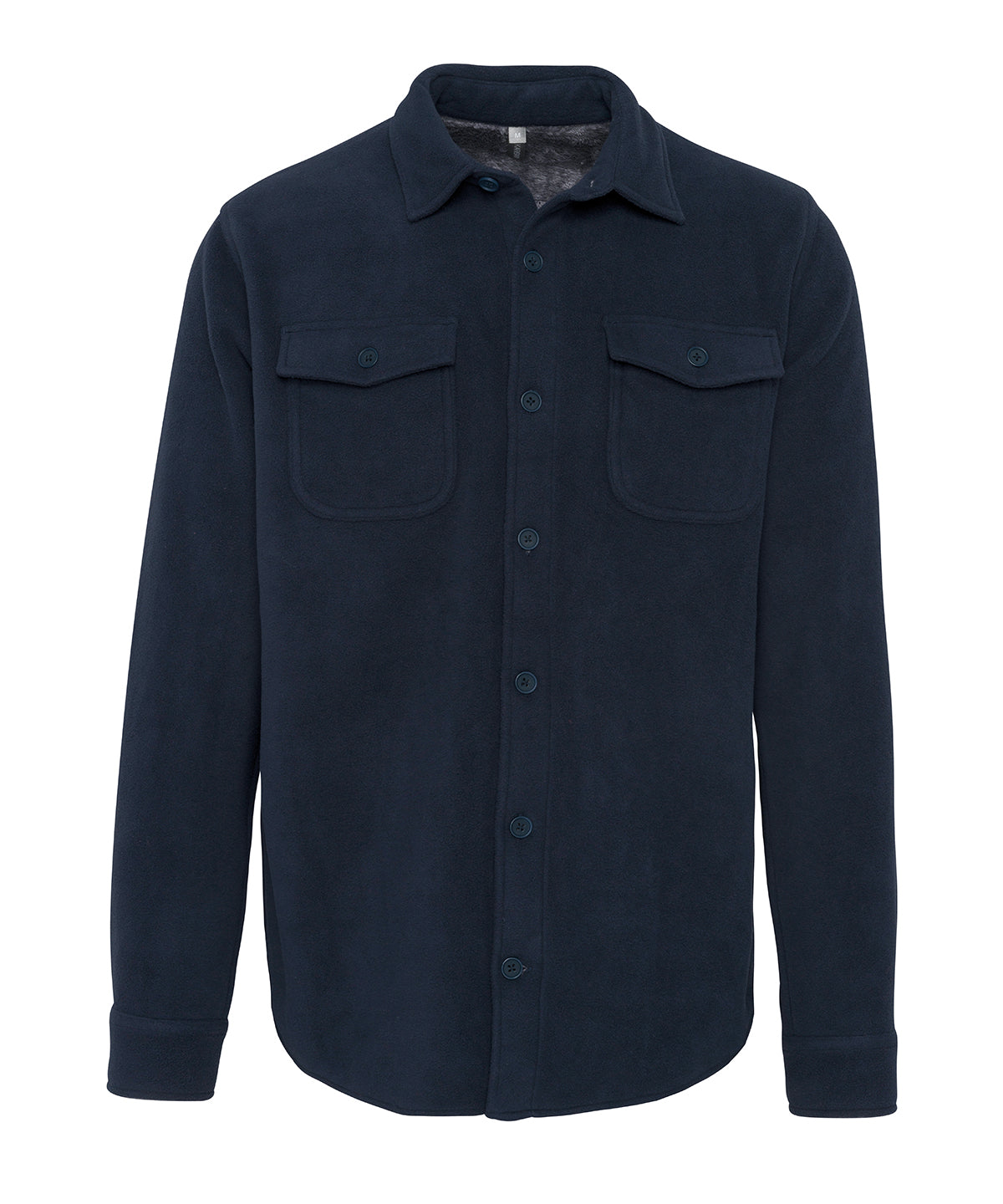 Sherpa-Lined Fleece Overshirt - KB582