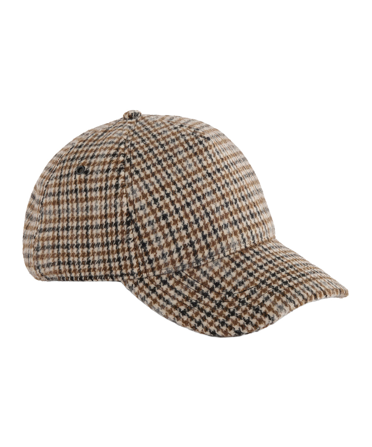 Wool Blend Check Cap - BC625