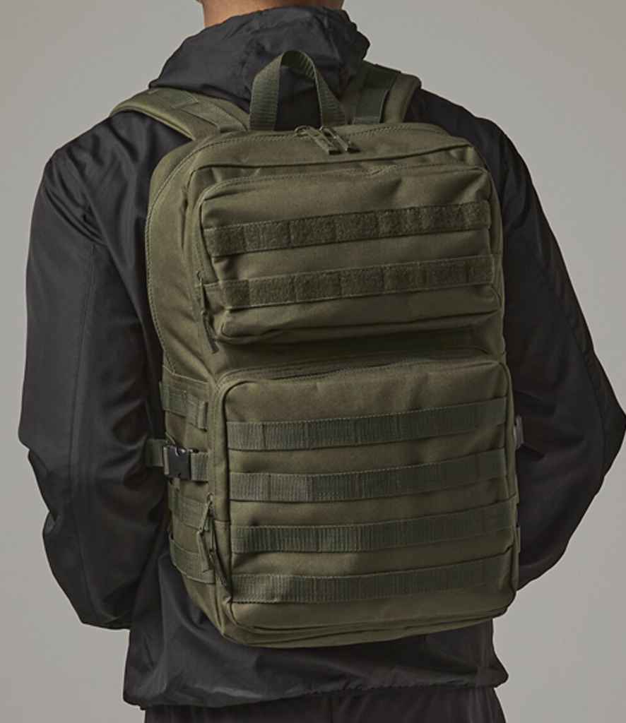 BagBase MOLLE Tactical Backpack BG848 in Military Green – model