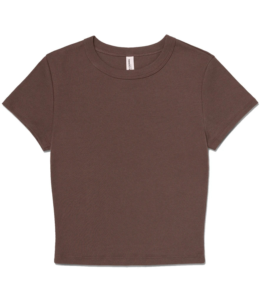 Bella Ladies Micro Rib Baby T-Shirt - BL1010