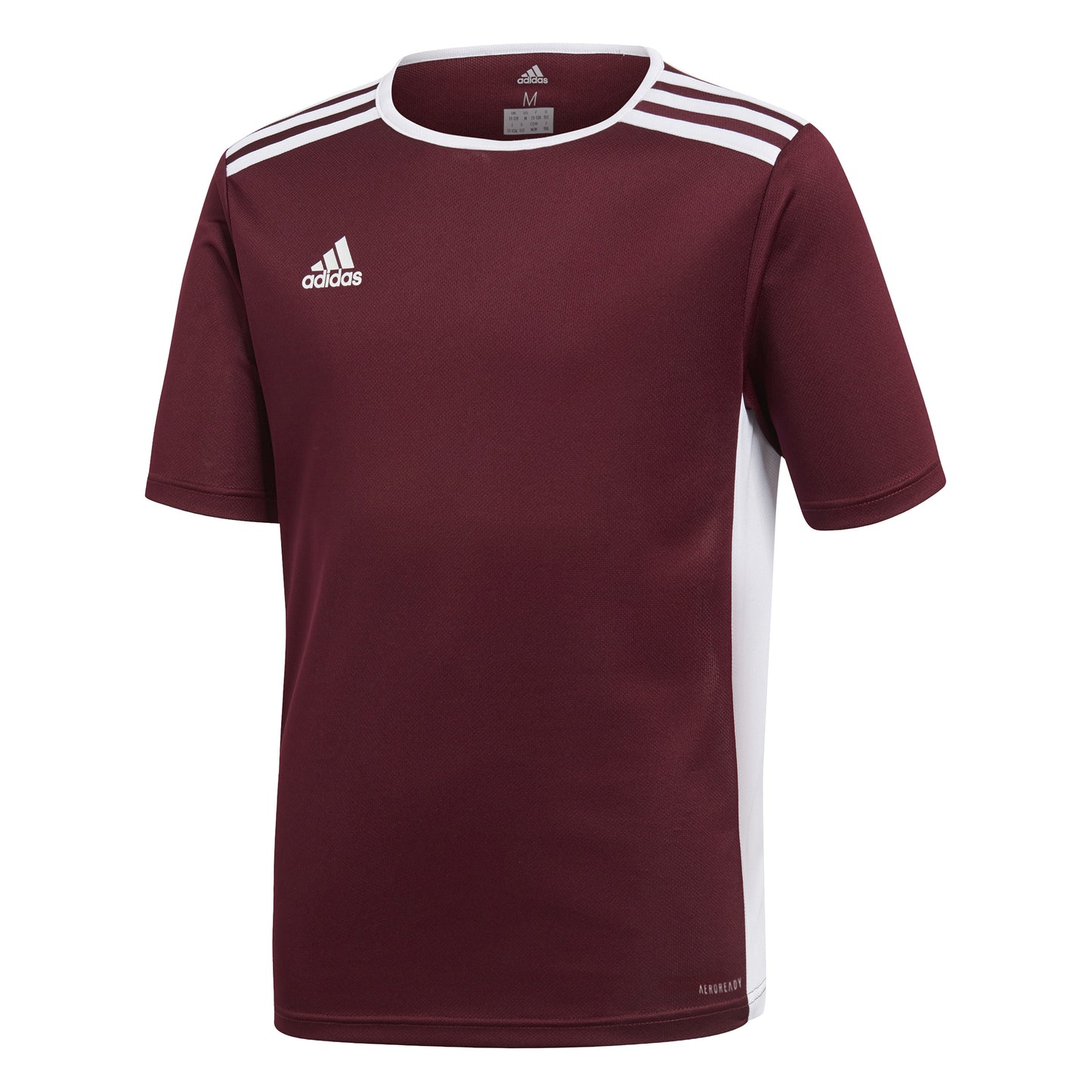Adidas Junior Entrada 18 SS Jersey Maroon/White