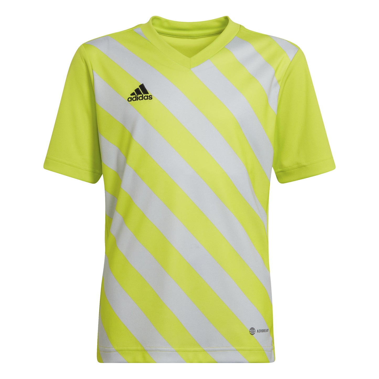 Adidas Junior Entrada 22 GFX SS Shirt Team Solar Yellow/Team Light Grey