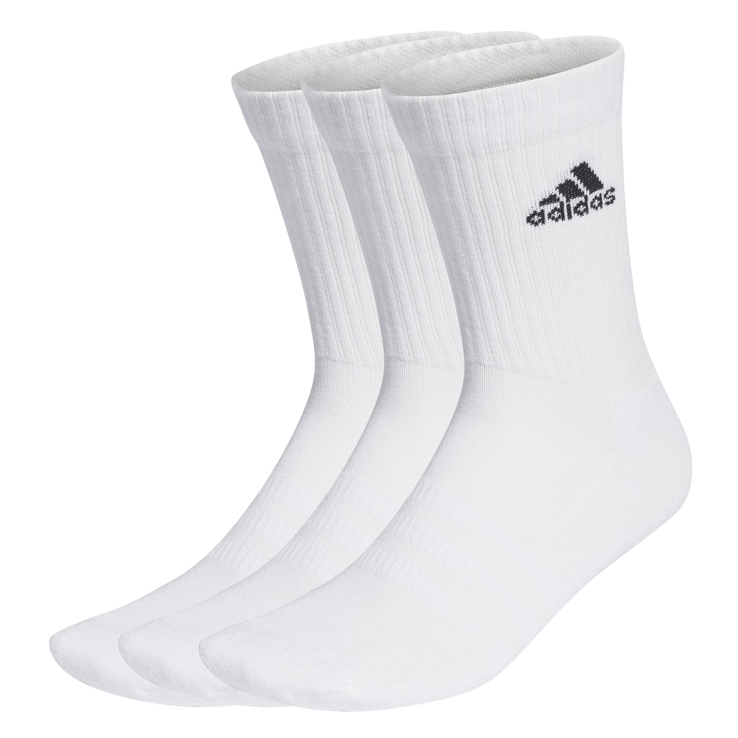 Adidas Cushioned Crew Socks 3 Pack White/Black