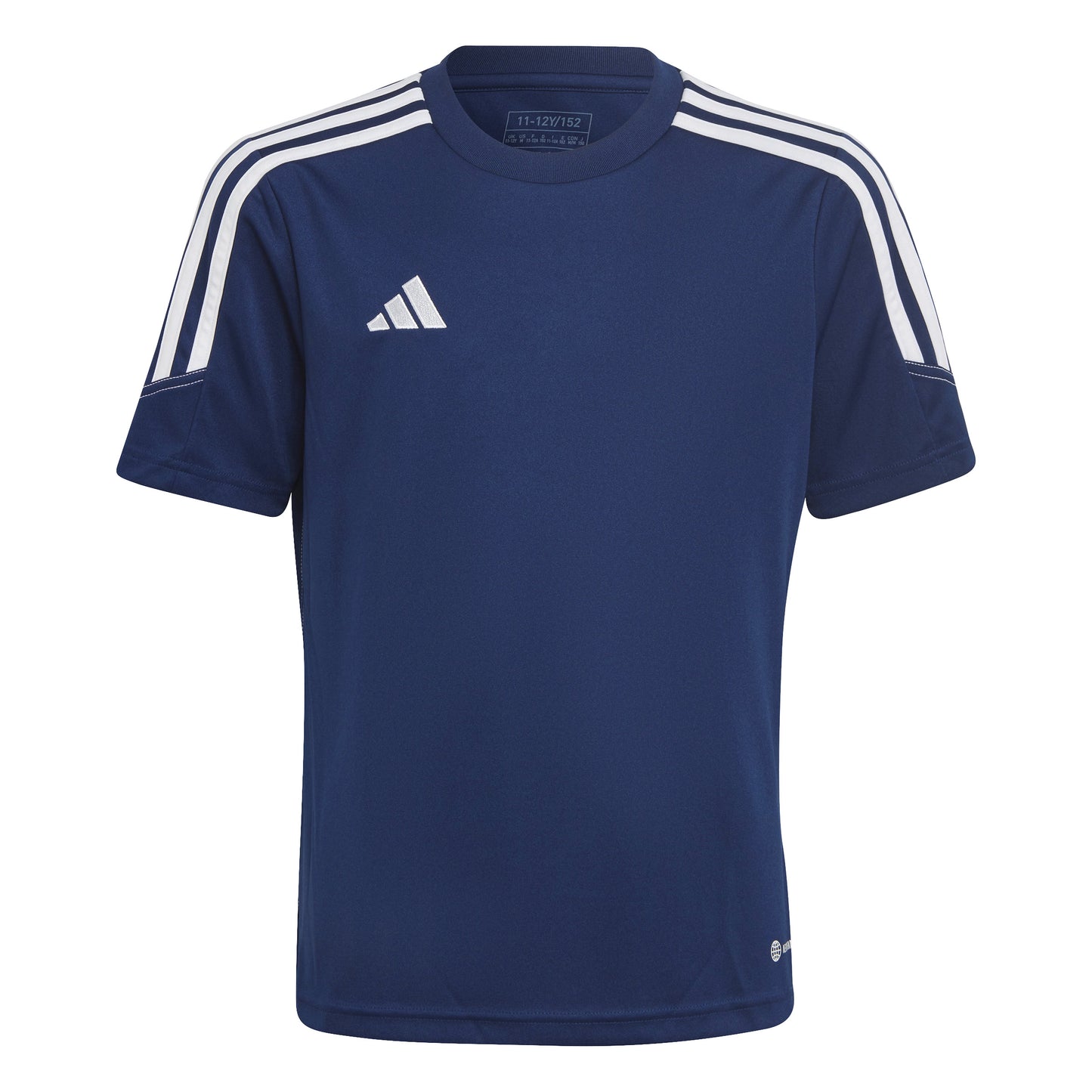 Adidas Junior Tiro 23 Club SS Training Shirt Team Navy Blue 2/White