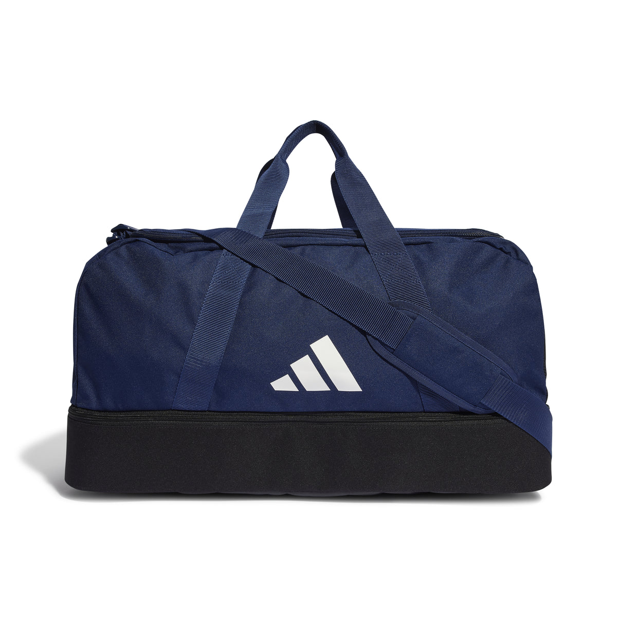 Adidas 3 Stripe Tiro League Duffle Bag (BC) Medium Team Navy Blue/Black/White