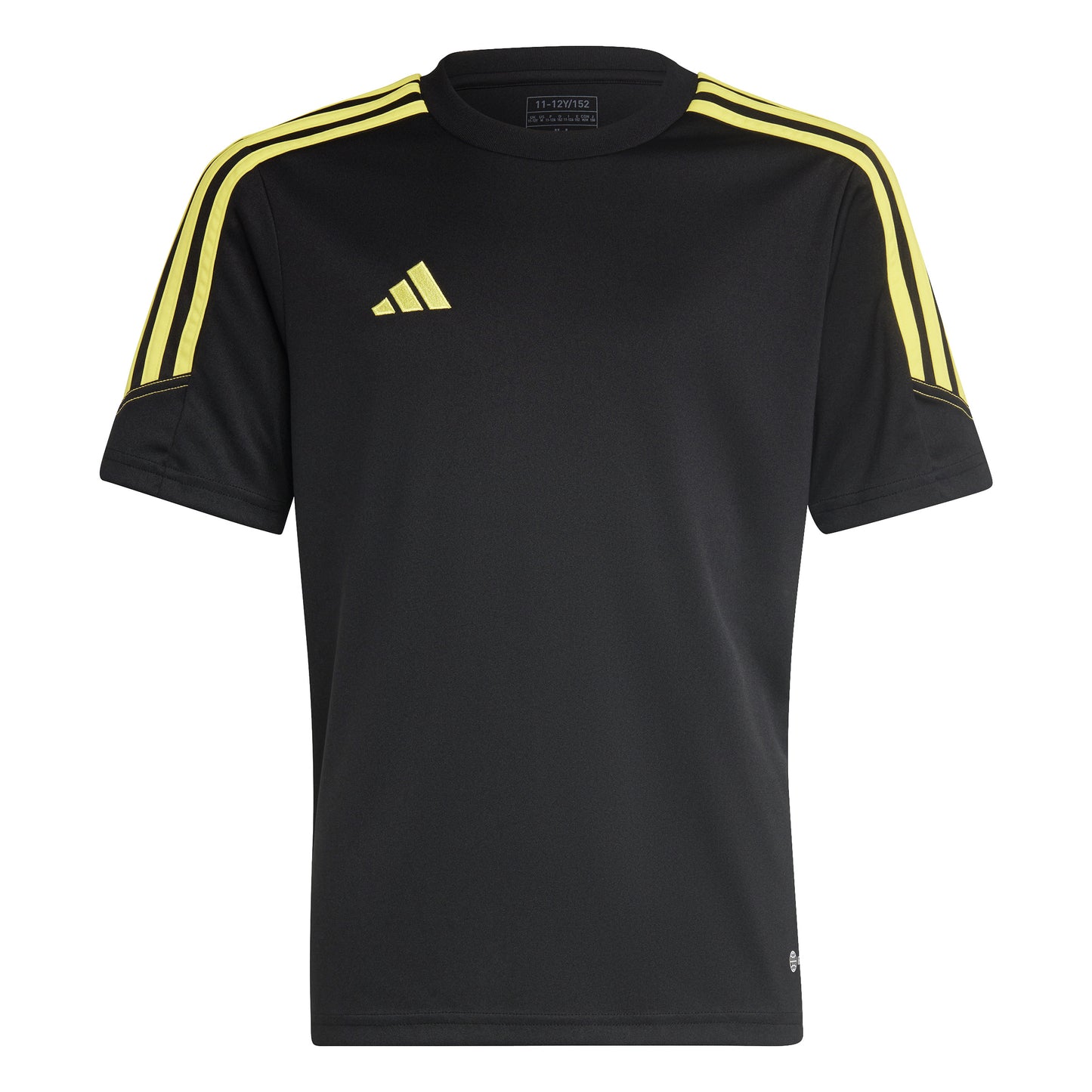 Adidas Tiro 23 Junior Club SS Training Shirt Black/Bright Yellow