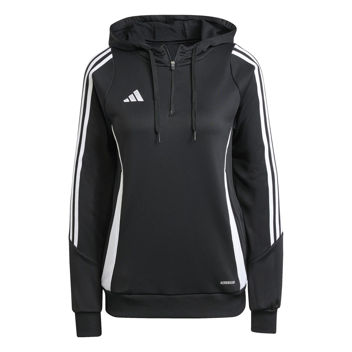 Adidas Tiro 24 Womens Training Hoodie Black/White