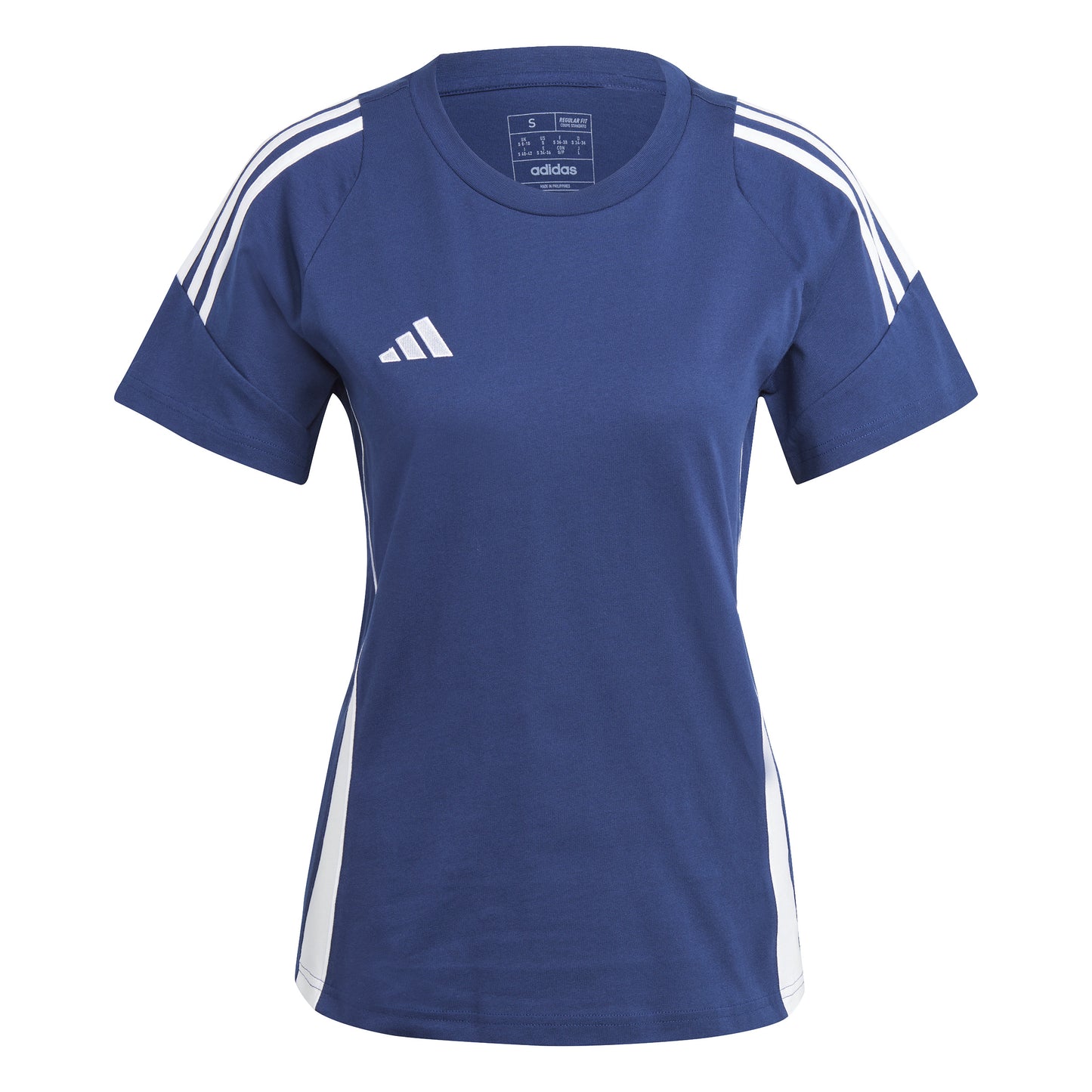 Adidas Tiro 24 Womens Sweat T-Shirt Team Navy Blue/White