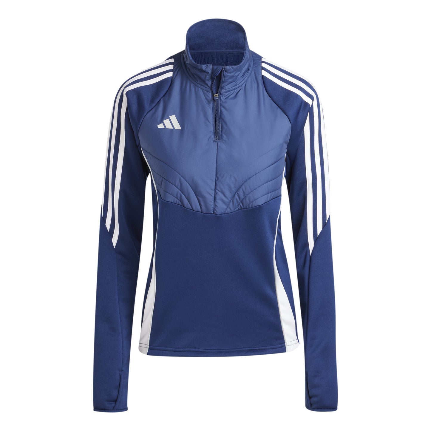 Adidas Womens Tiro 24 Winterized Top Team Navy Blue 2/White