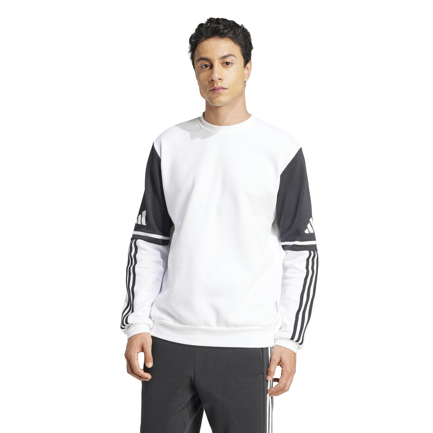 Adidas Squadra 25 Pullover Sweatshirt - White/Black