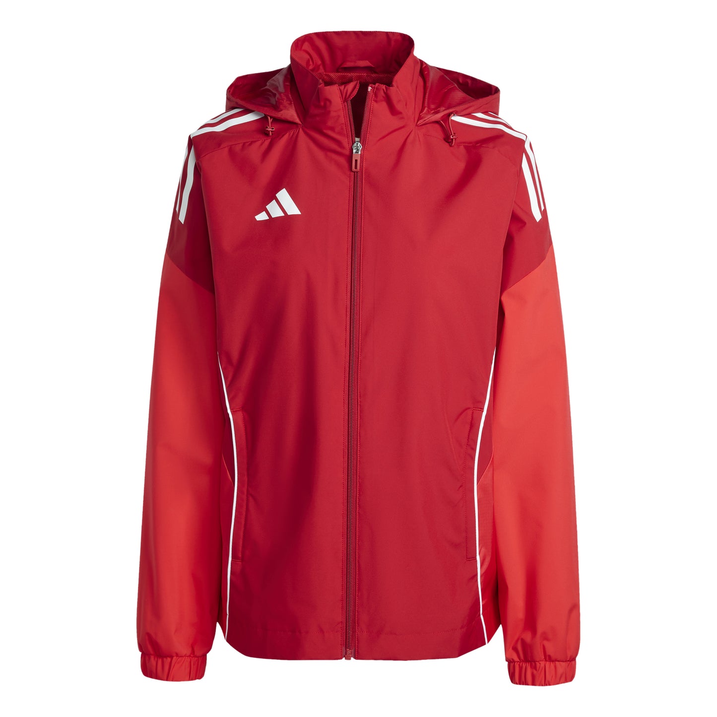 Adidas Womens Tiro 25 Competition All Weather Jacket Team Power Red 2/Pure Ruby