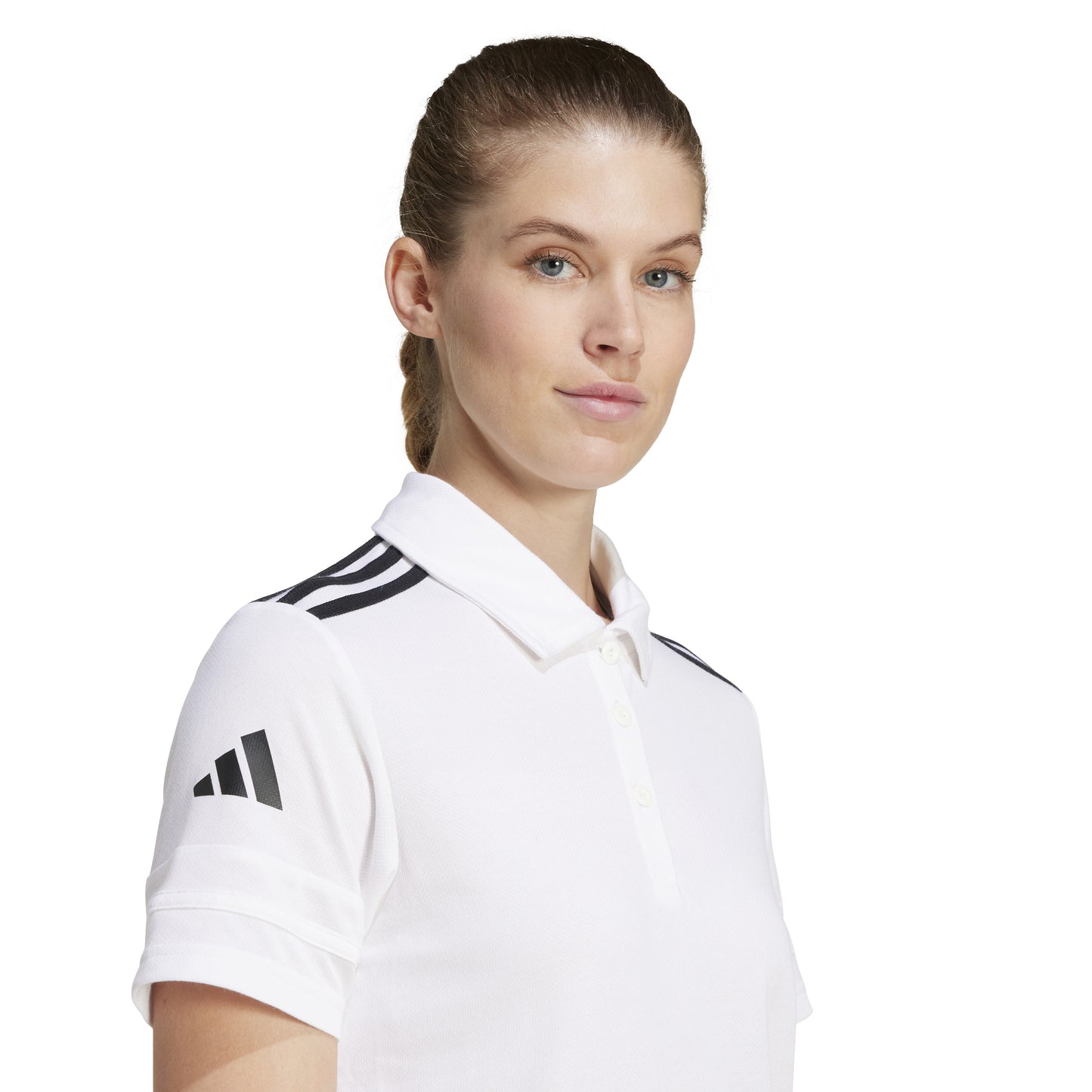 Adidas Squadra 25 Polo - White/Black