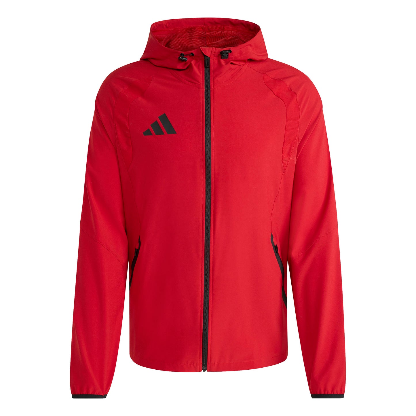 Adidas Tiro Travel Slim-Fit Hooded Windbreaker Team Power Red 2/Black