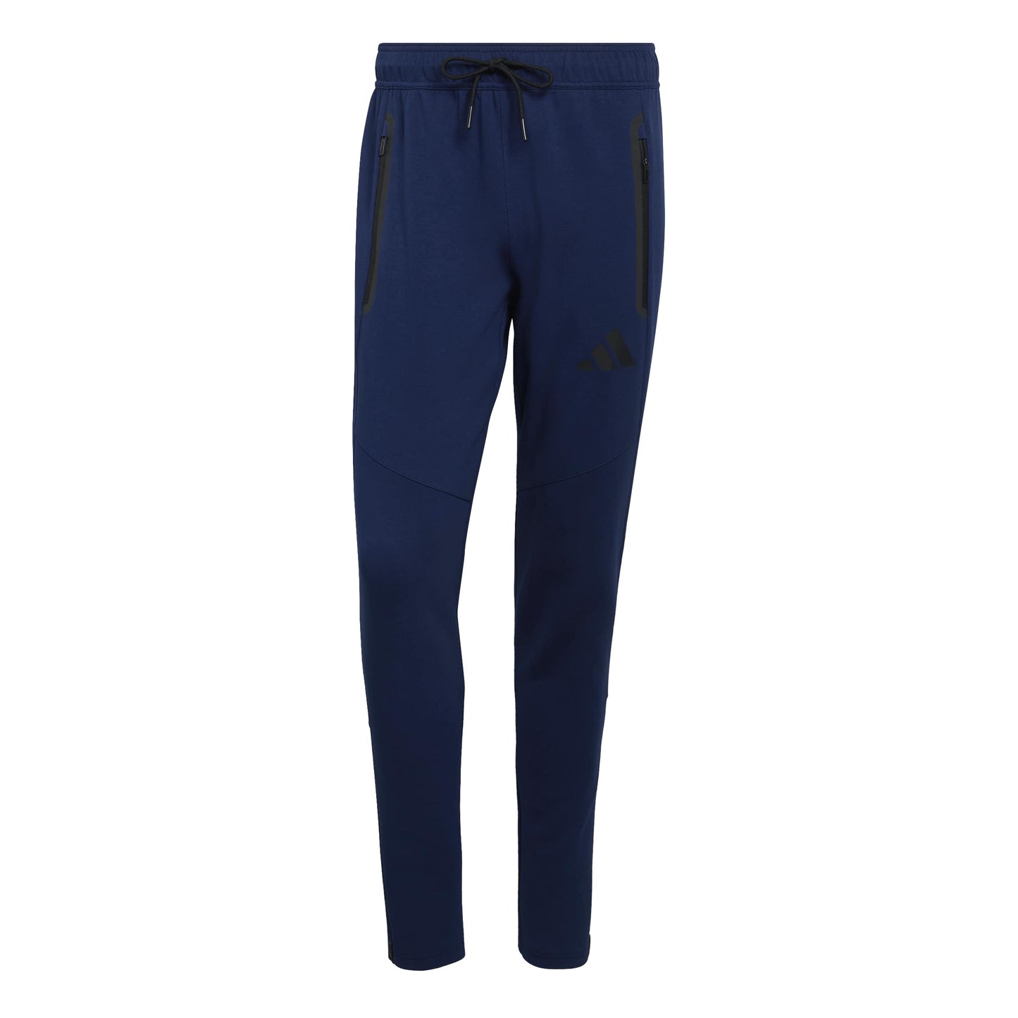 Adidas Tiro Travel Zip-Pocket Cotton Sweatpants Team Navy Blue 2