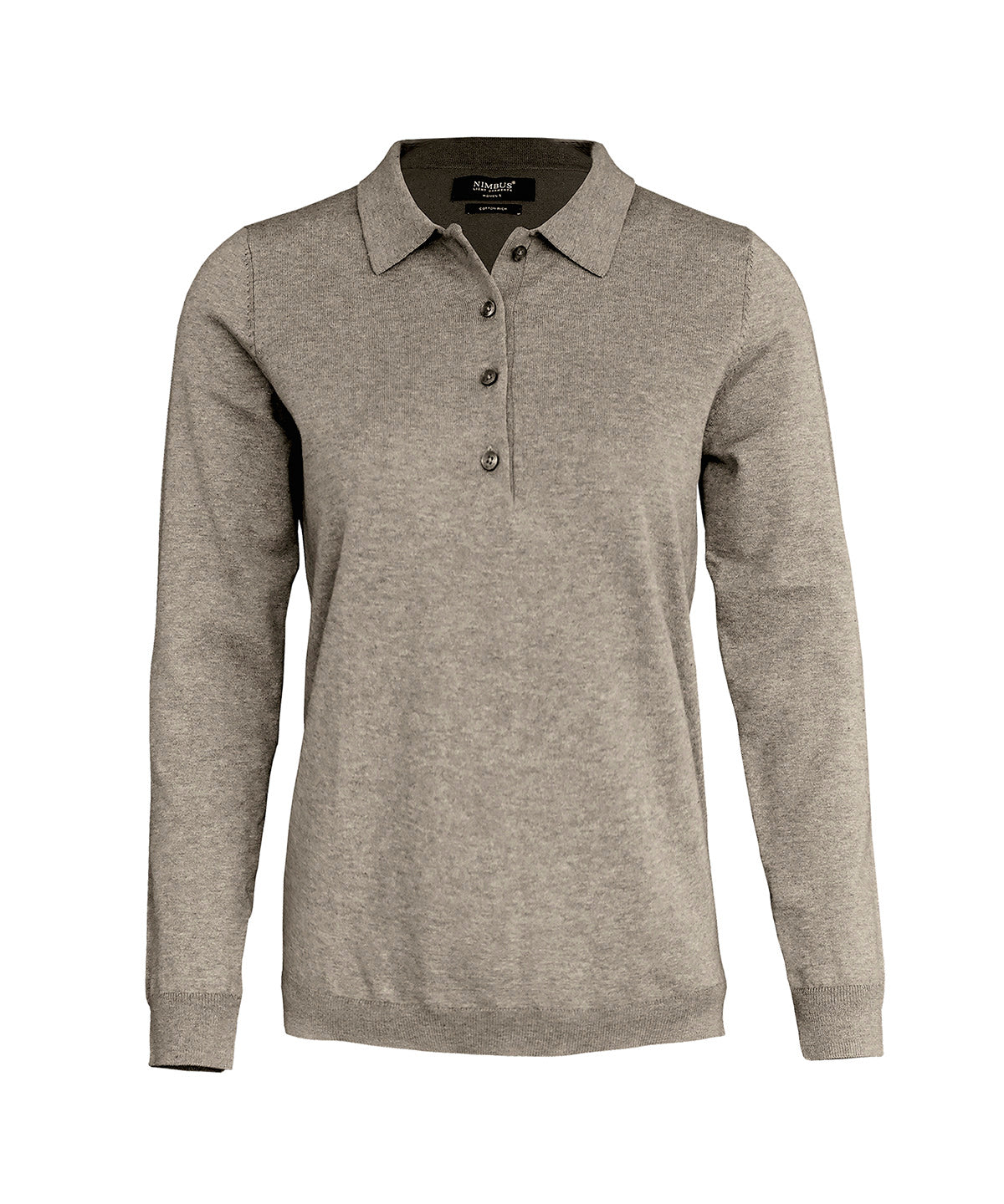 Women’s Brighton Long Sleeve Polo – Elegant Knitted Polo - N145F