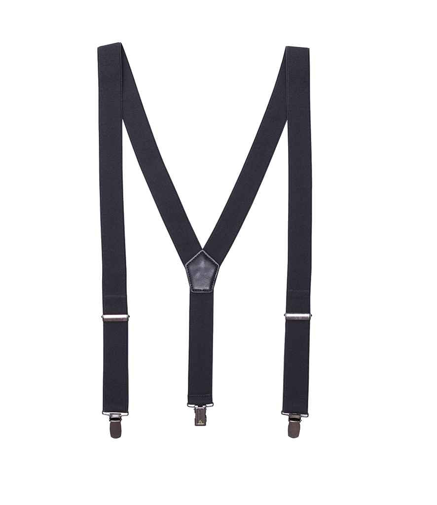 Premier Clip On Braces PR701 in Steel – front