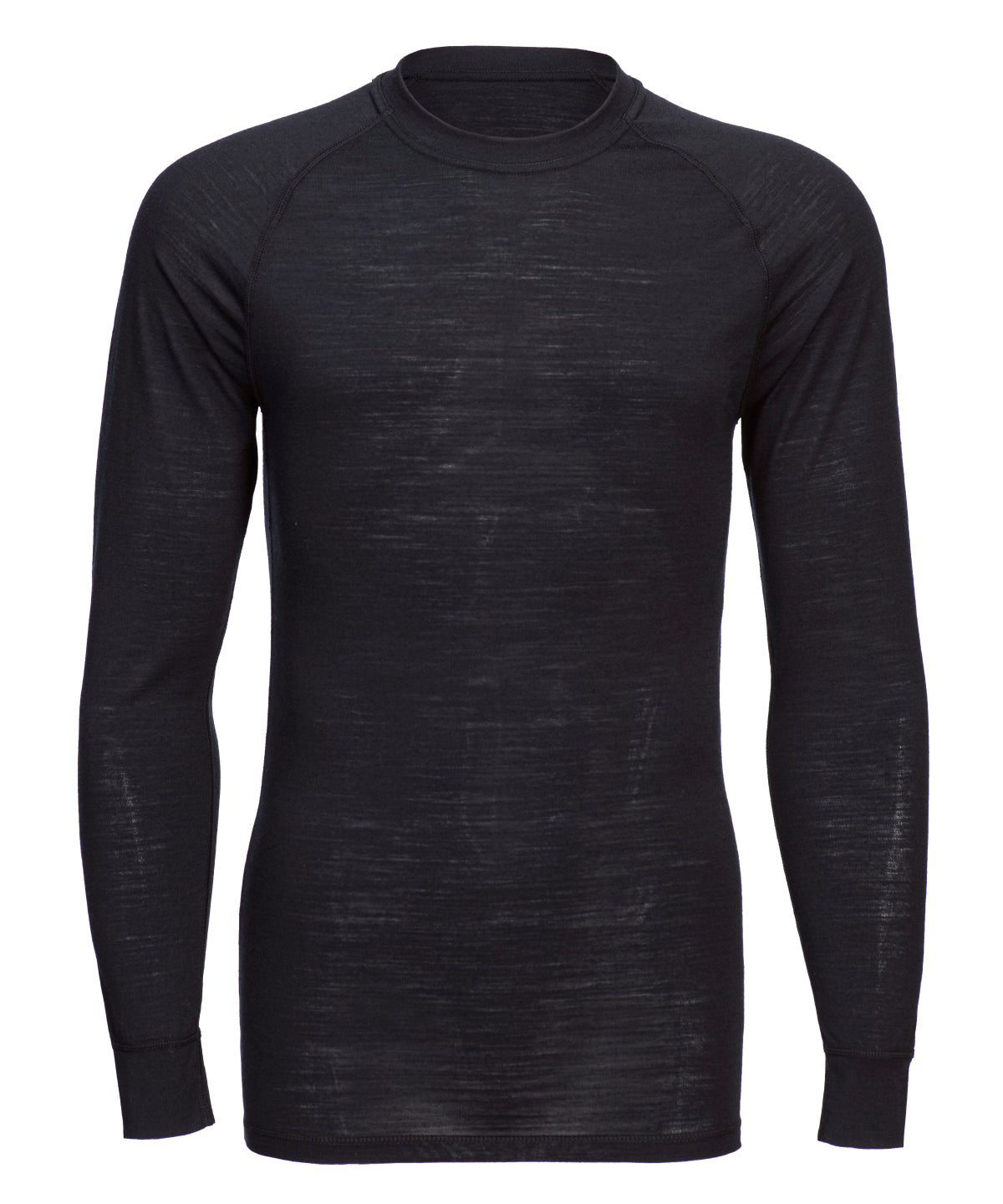 Merino Wool Crew Neck Long Sleeve Top - PW182