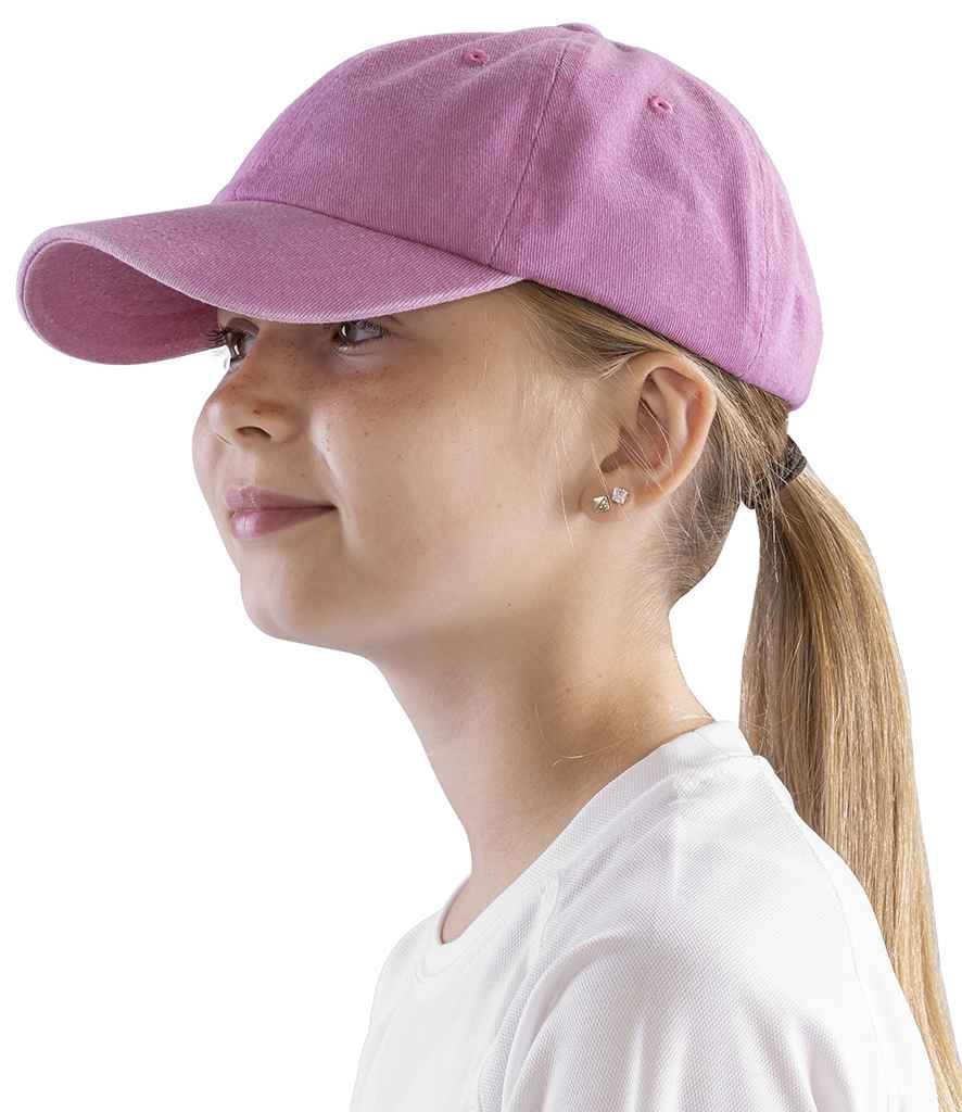 Result Core Kids Pure Cotton Vintage Cap - RC092B