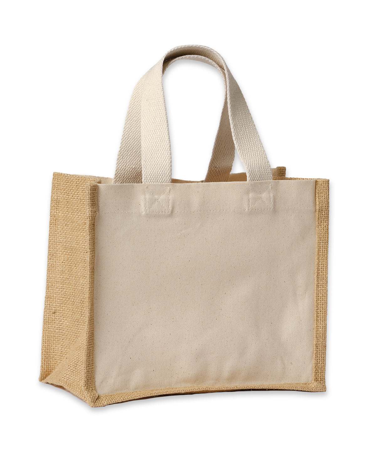 Jute Canvas Panel Shopper - RL201