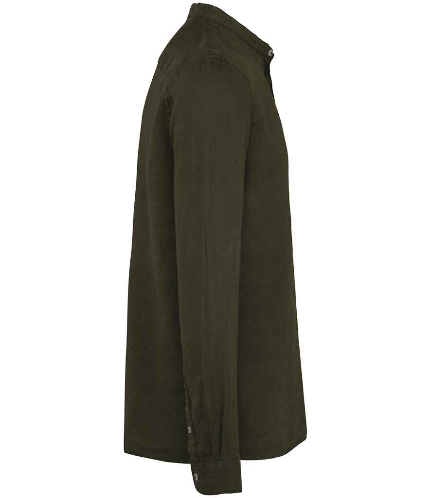 SP507 Washed Organic Khaki Side