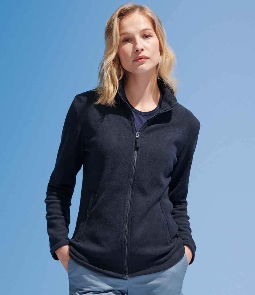 SOL'S Ladies Norman Fleece Jacket 02094 in Navy – model