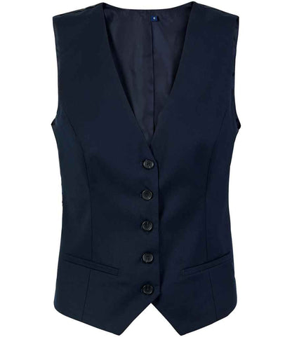 NEOBLU Ladies Max Suit Waistcoat 03167 in Night Blue – front