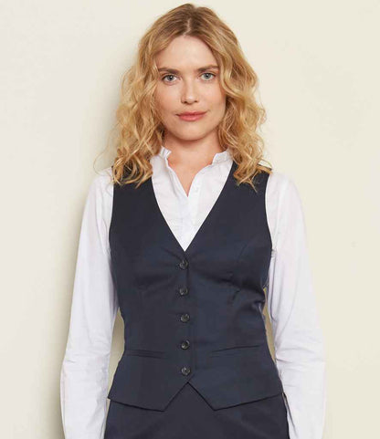 NEOBLU Ladies Max Suit Waistcoat 03167 in Night Blue – model