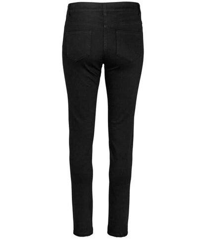 NEOBLU Ladies Gaspard Stretch Jeans 03181 in Deep Black – back