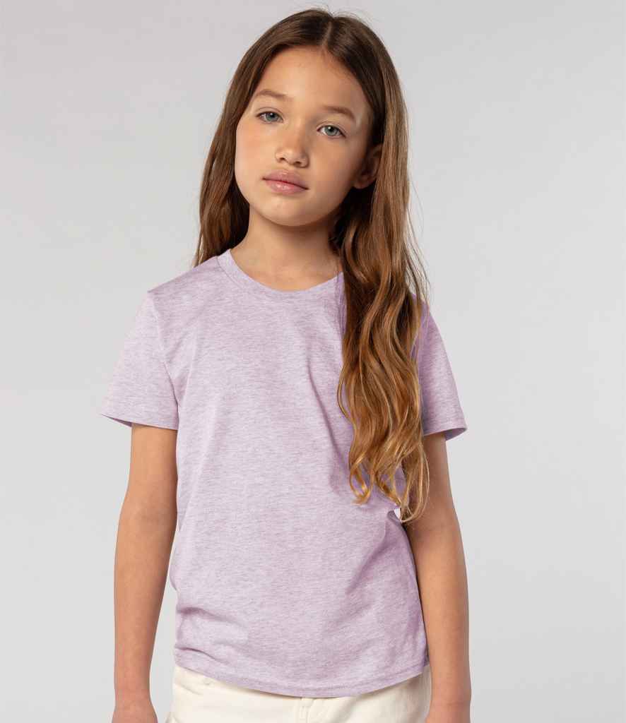 SOL'S Kids Crusader Organic T-Shirt 03580 in Heather Pink – model