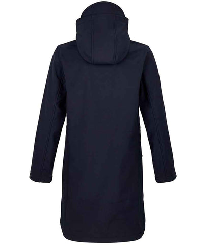 NEOBLU Ladies Achille Long Soft Shell Jacket 03794 in Night Blue – back