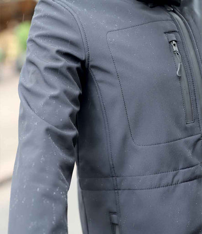 NEOBLU Ladies Achille Long Soft Shell Jacket 03794 in Night Blue – model