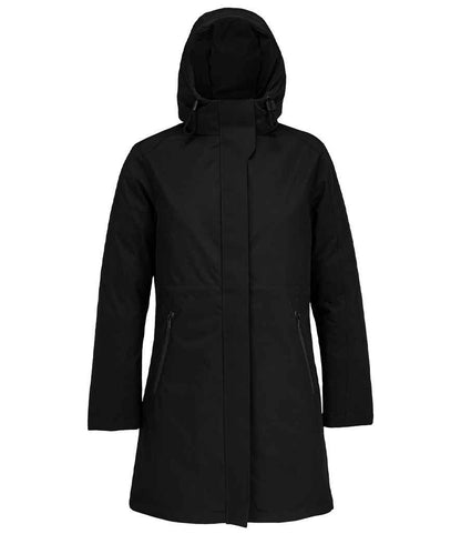 NEOBLU Ladies Alfi Warm Parka Jacket 04005 in Deep Black – front