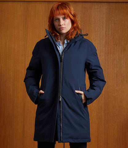 NEOBLU Ladies Alfi Warm Parka Jacket 04005 in Night Blue – model