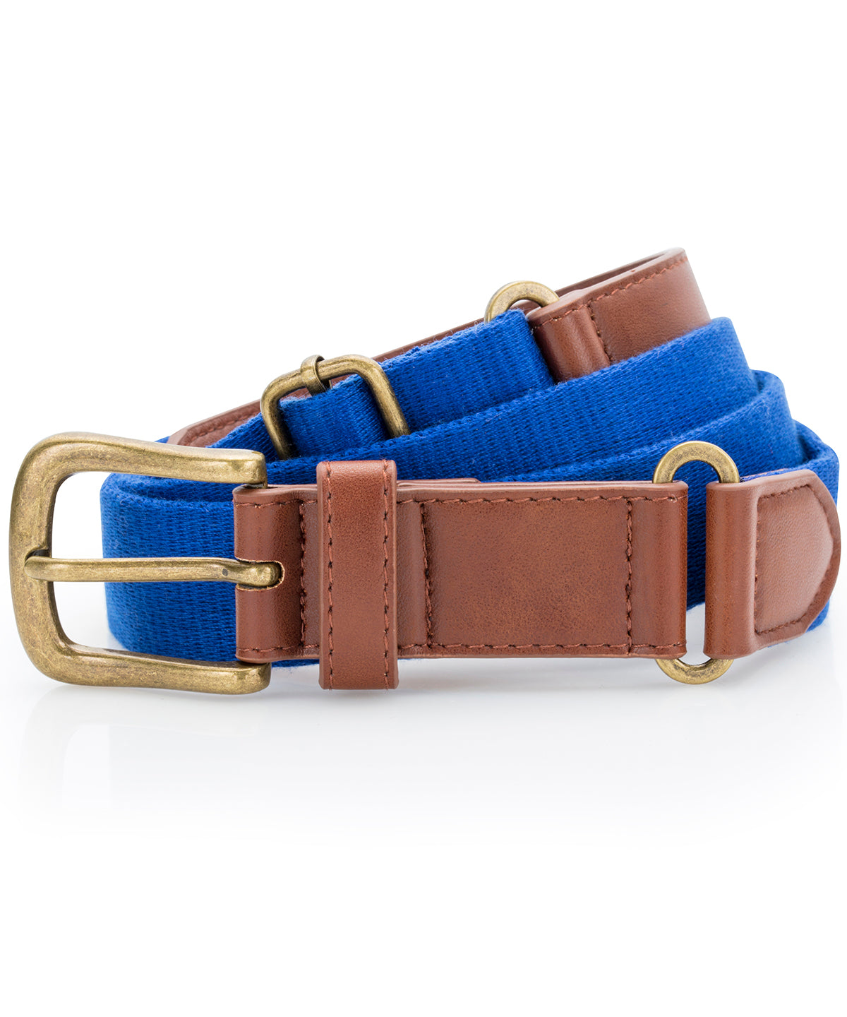 Faux Leather and Canvas Belt - AQ902