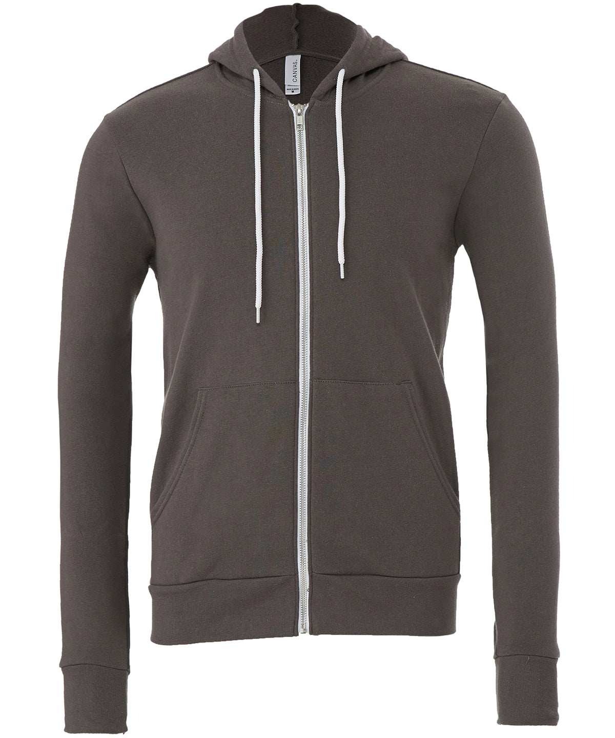 Unisex Polycotton Fleece Full-Zip Hoodie - BE106