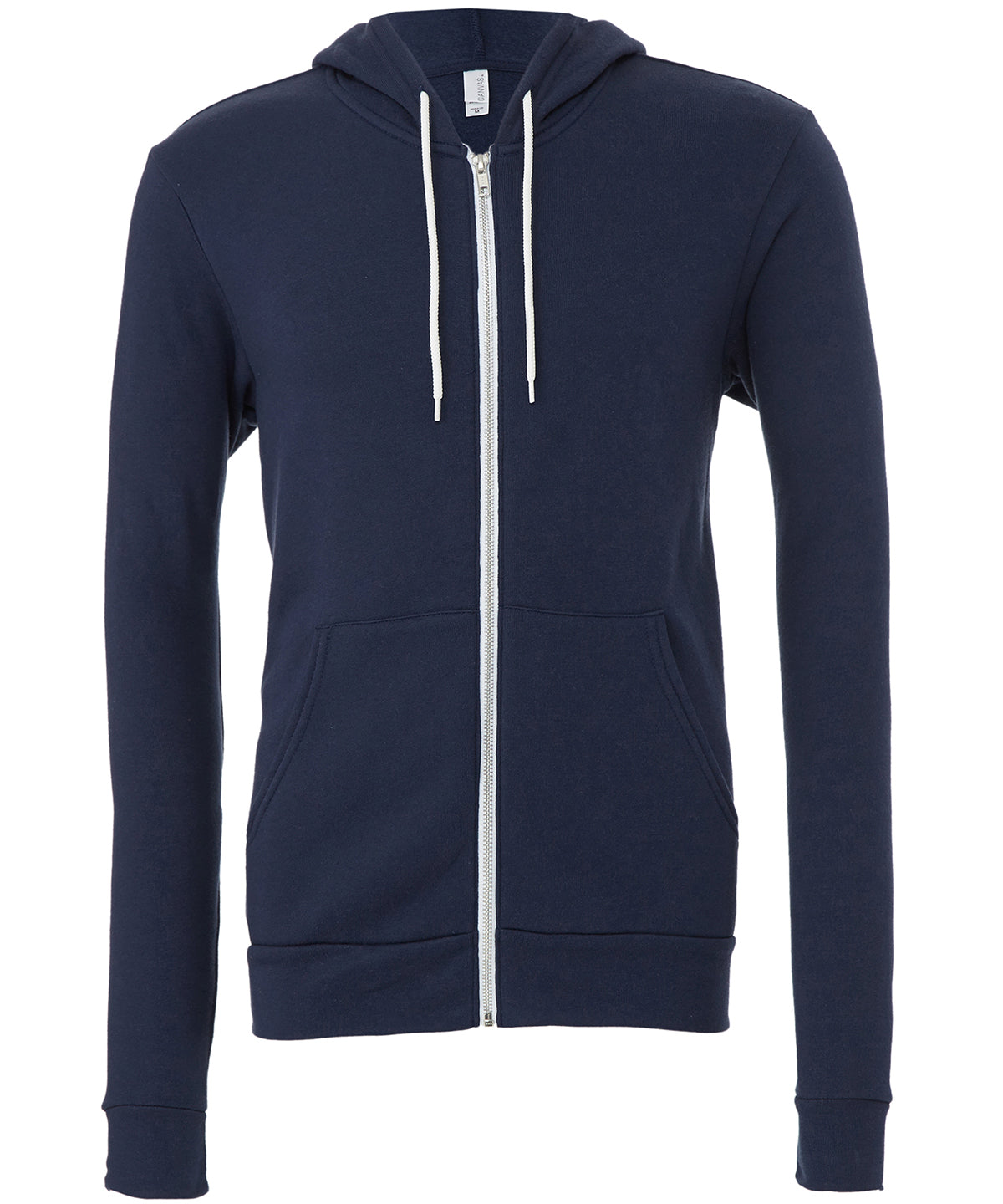 Unisex Polycotton Fleece Full-Zip Hoodie - BE106