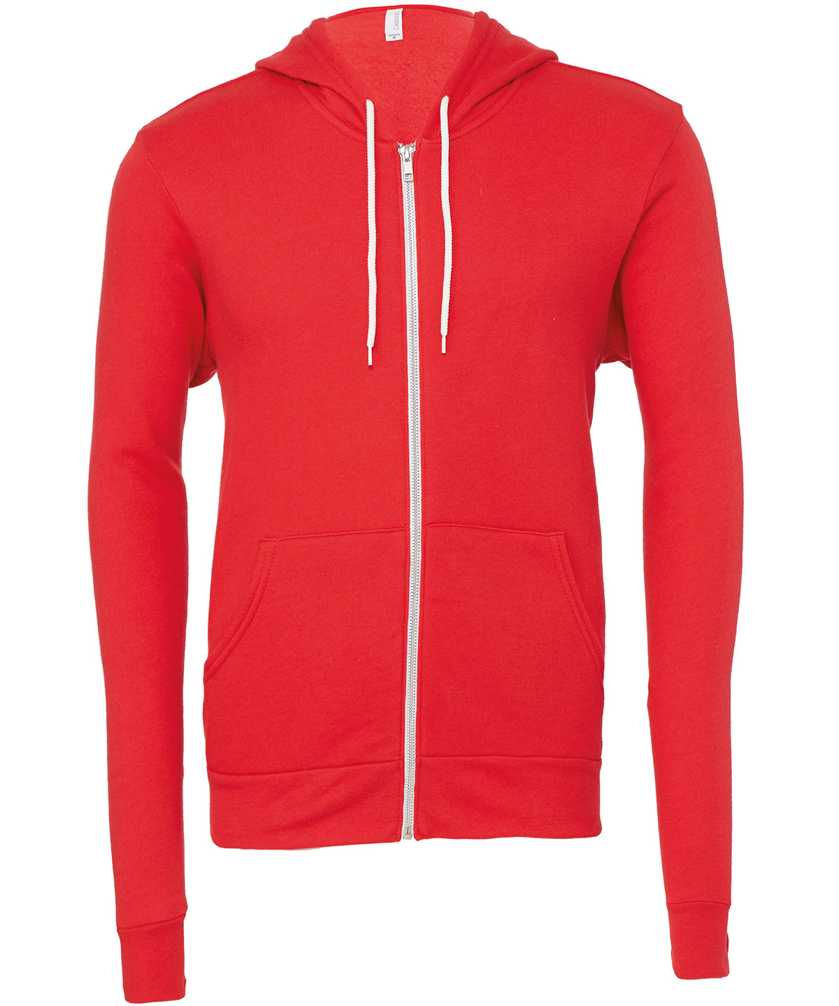 Unisex Polycotton Fleece Full-Zip Hoodie - BE106
