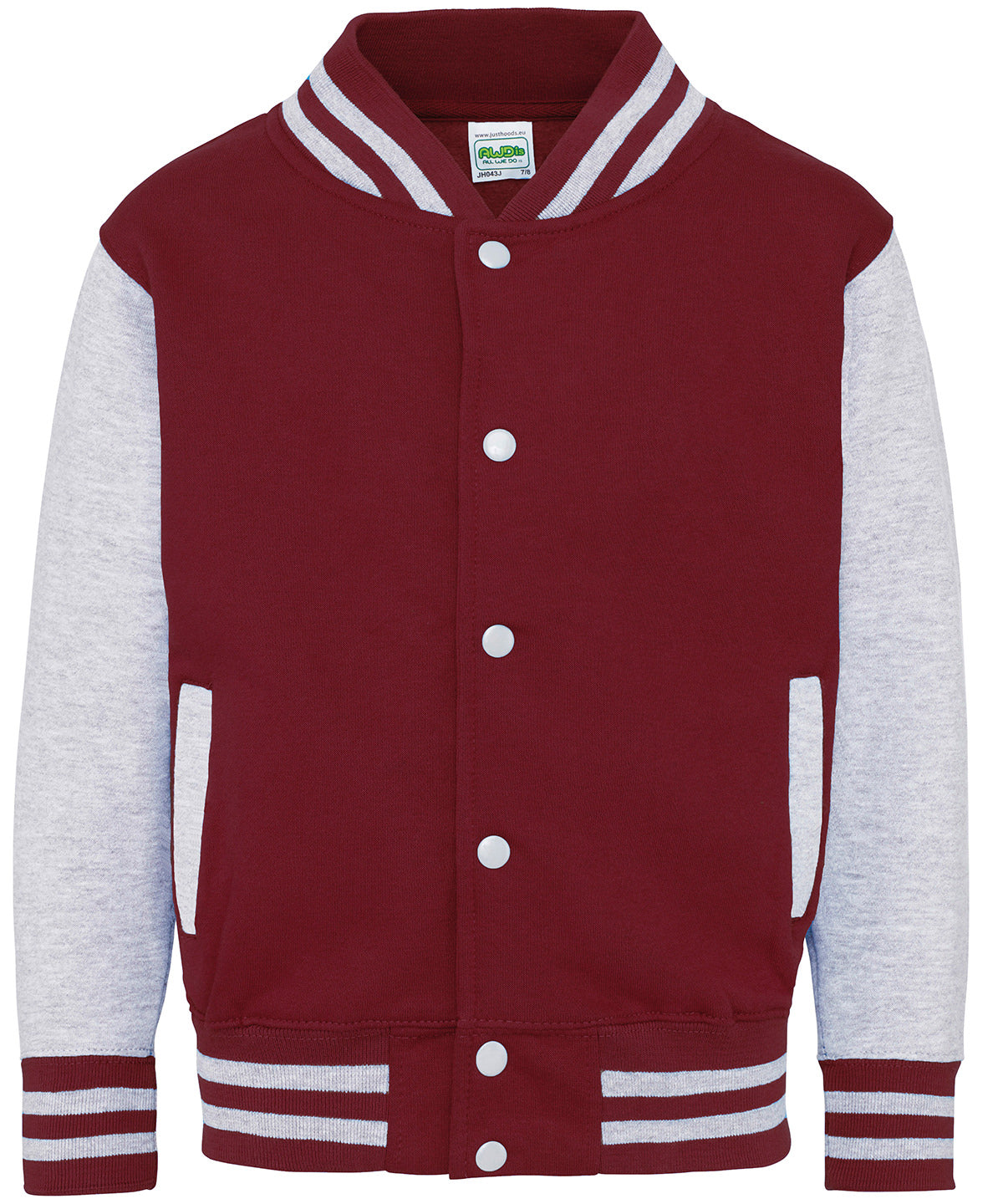 Just Hoods Kids Varsity Jacket - JH43J