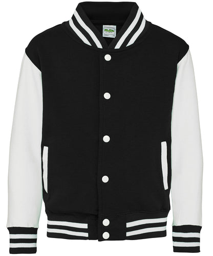 Just Hoods Kids Varsity Jacket - JH43J