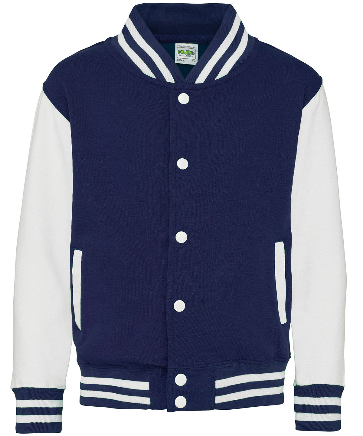Just Hoods Kids Varsity Jacket - JH43J