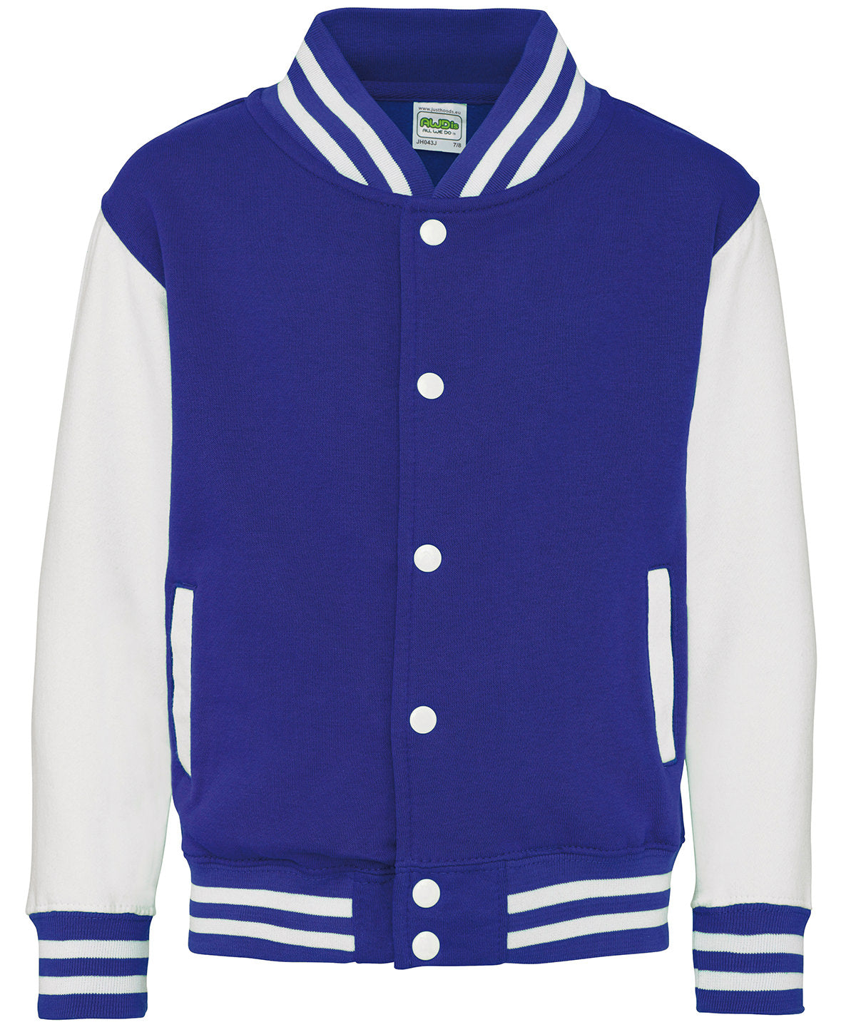 Just Hoods Kids Varsity Jacket - JH43J