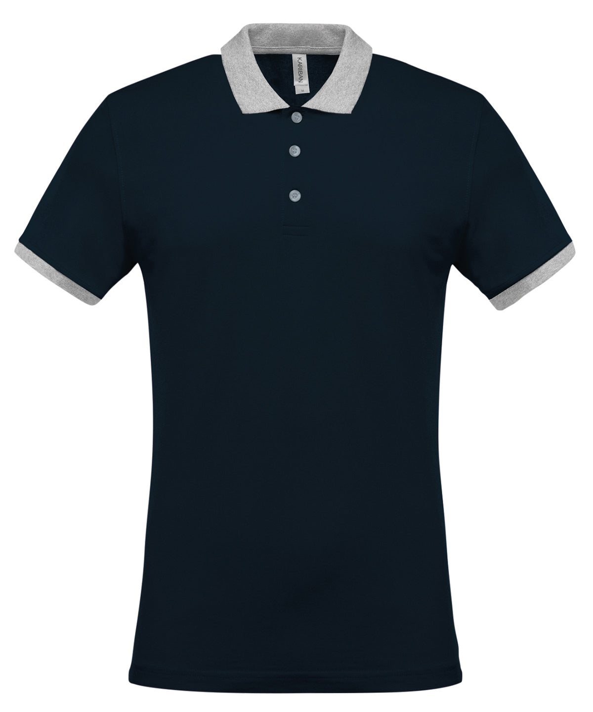 Two-Tone Piqué Polo Shirt - KB258