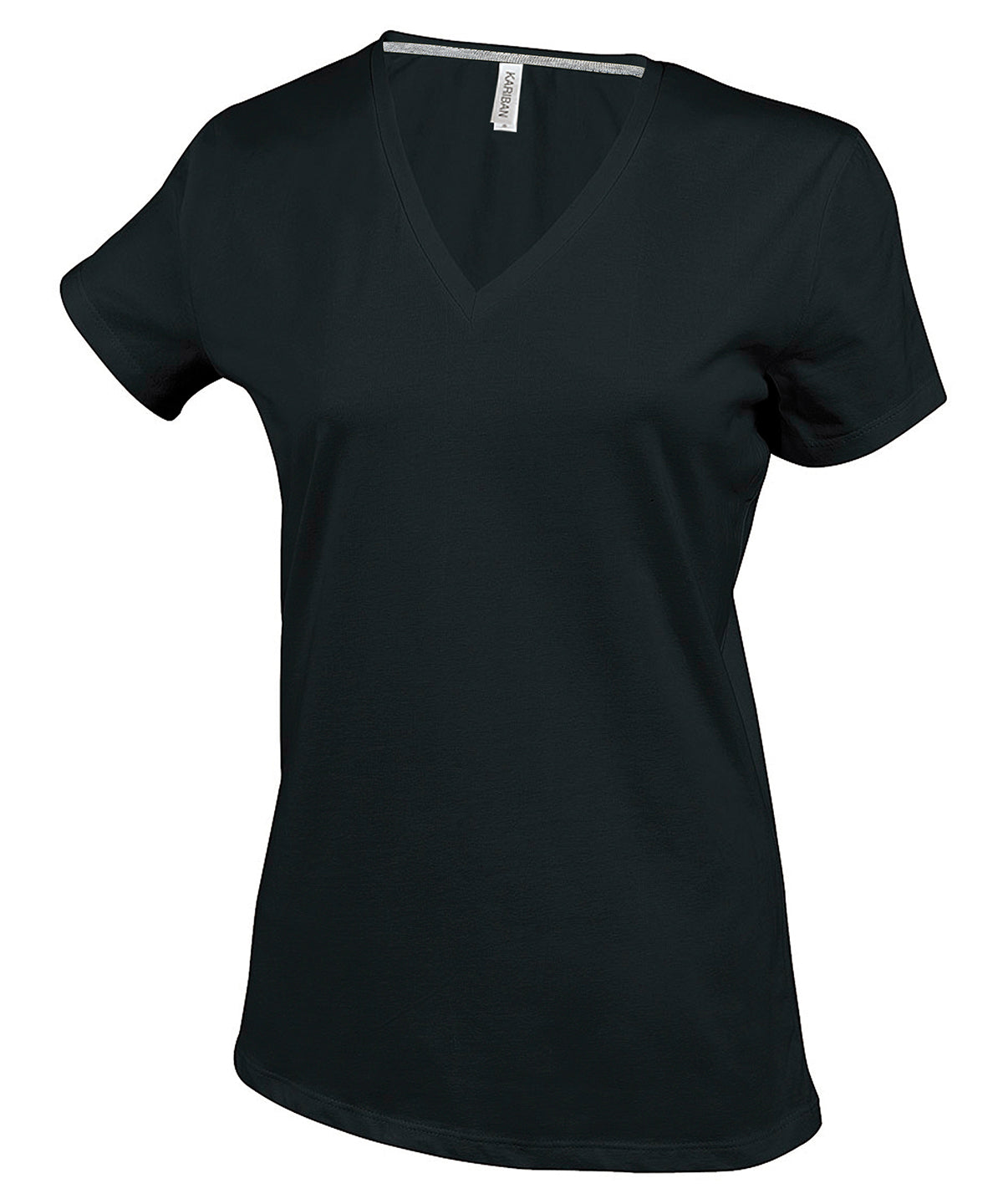 Ladies' Short-Sleeved V-Neck T-Shirt - KB381