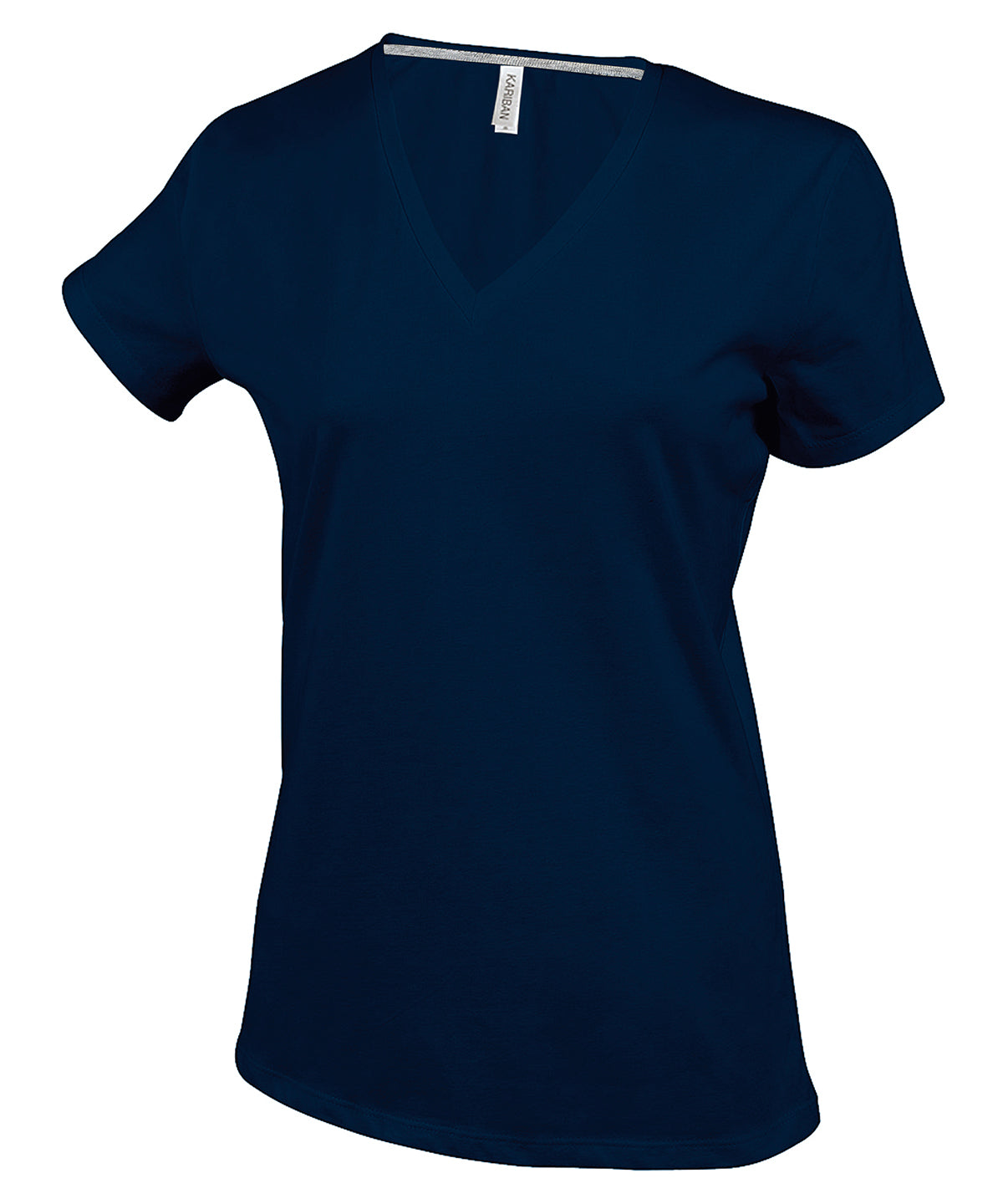 Ladies' Short-Sleeved V-Neck T-Shirt - KB381