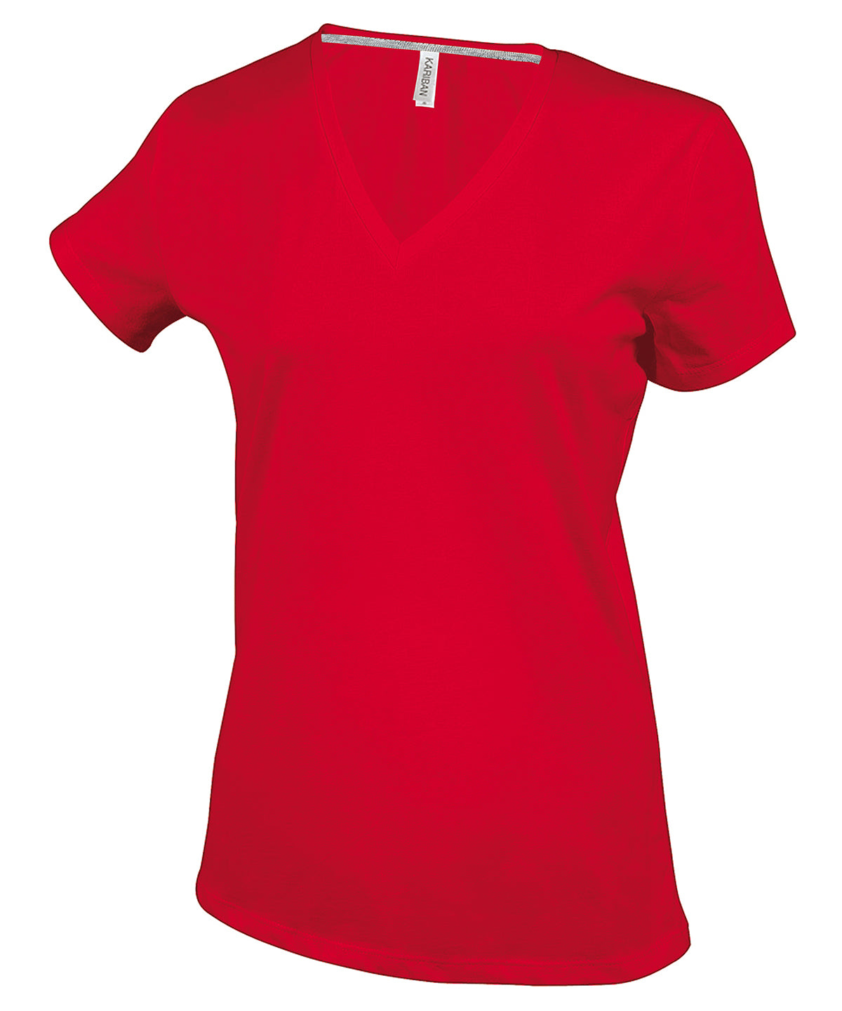 Ladies' Short-Sleeved V-Neck T-Shirt - KB381