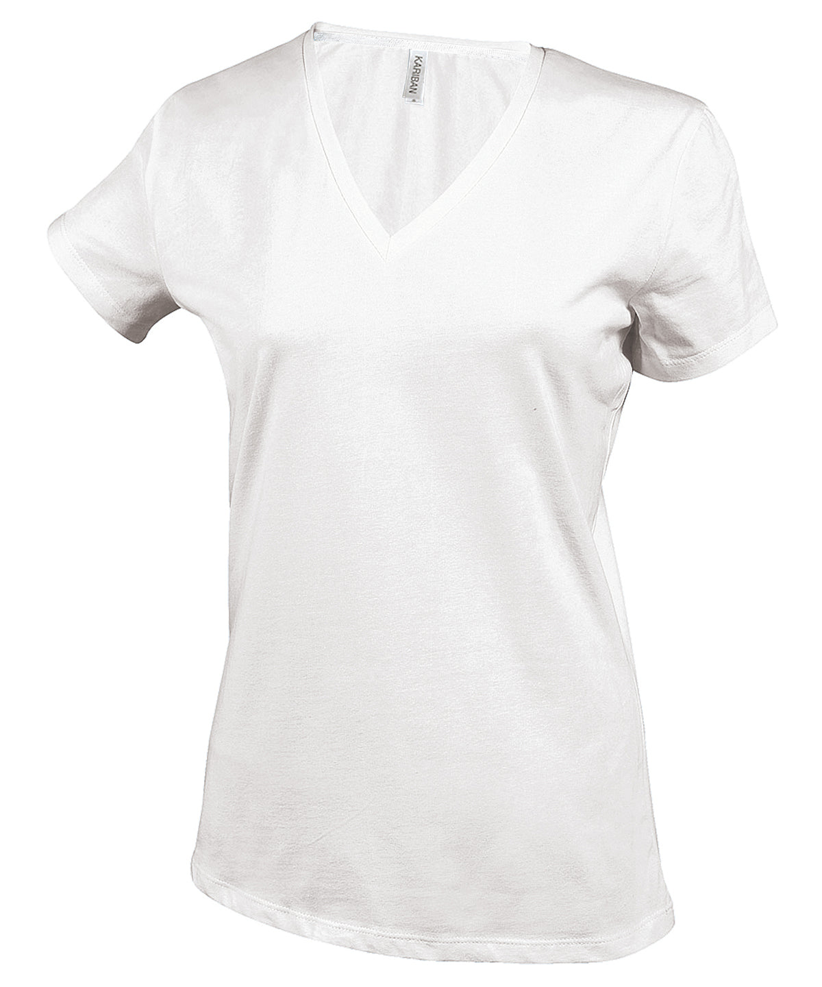 Ladies' Short-Sleeved V-Neck T-Shirt - KB381