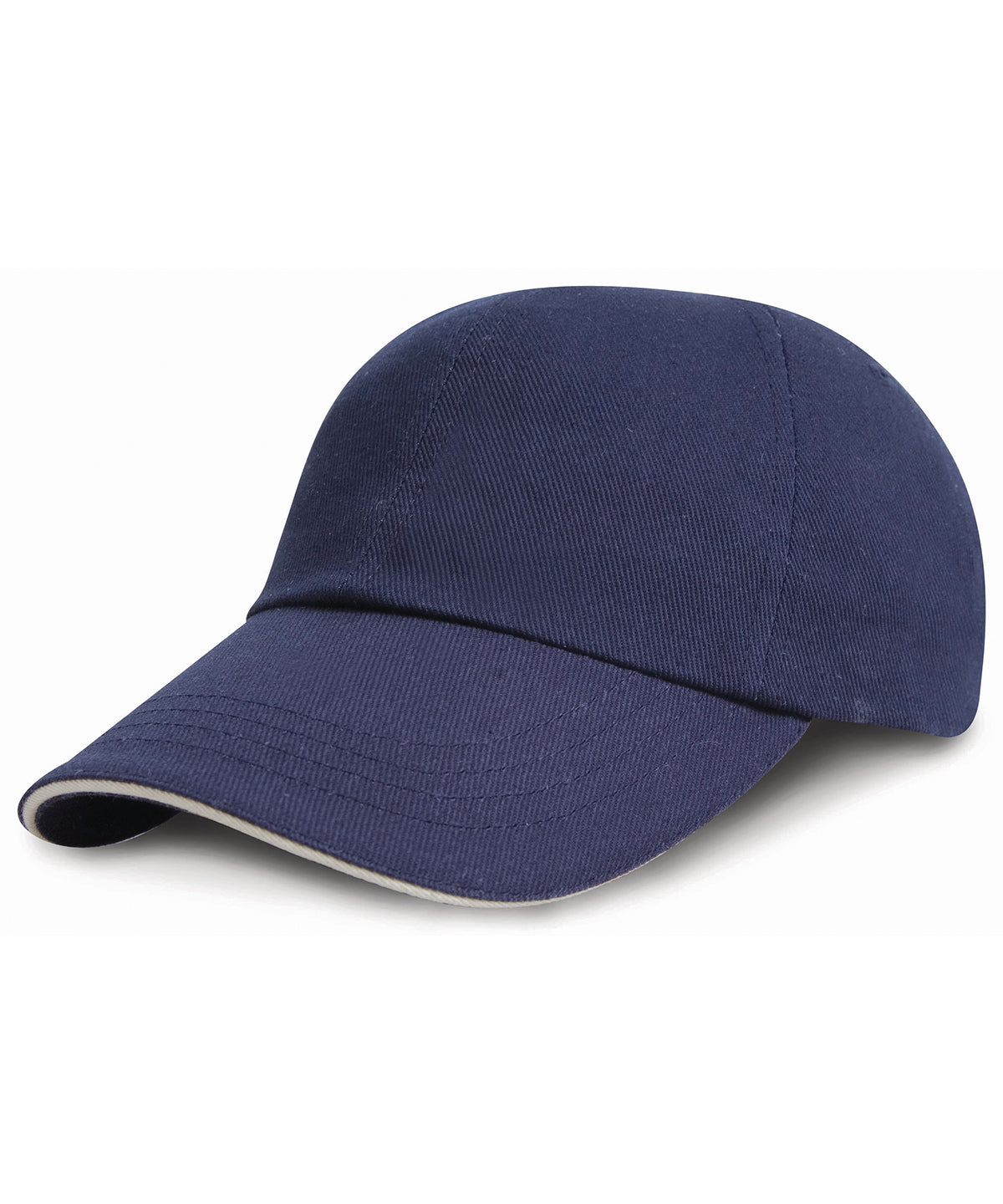 Result Headwear Low-profile Heavy Brushed Cotton Cap with Sandwich Peak - RC24P